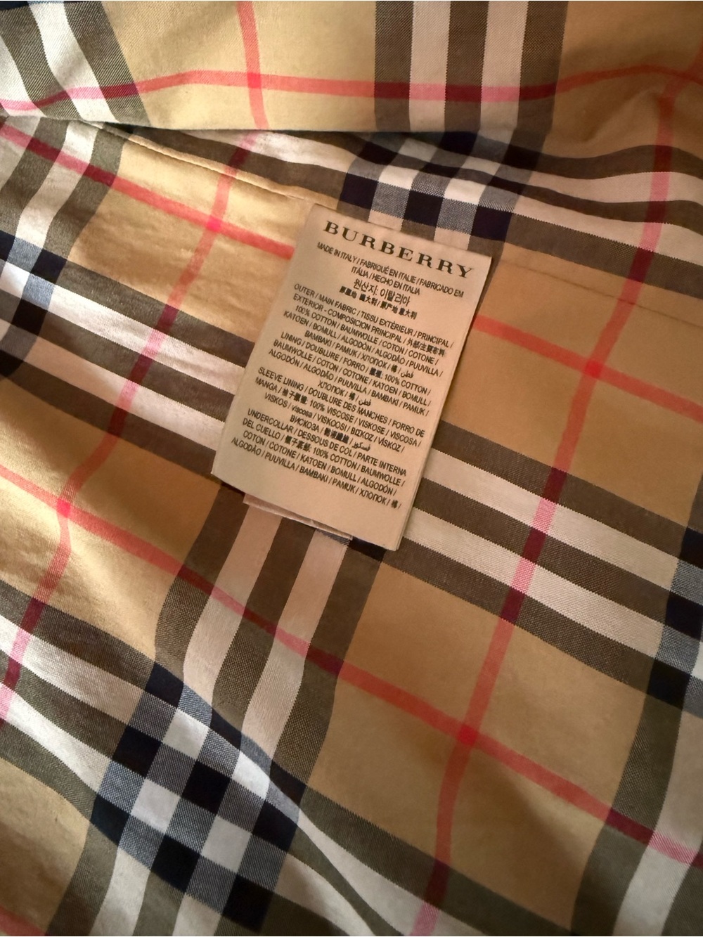 Burberry men's camden car coat gabardine size 50 - Picture 3 of 5